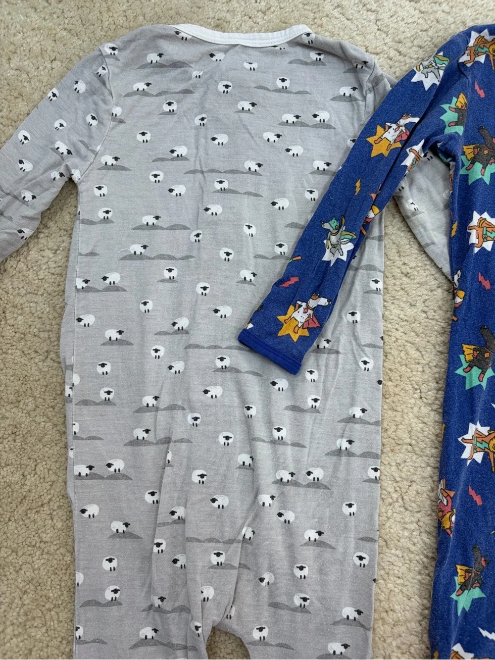 Magnetic Me Size 12-18 Months Animal Print Footie Modal Pajamas Bundle